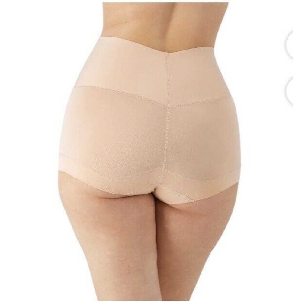 Maidenform Flexees Shapewear Womens Size 3XL Beige Stretchy Boyshort